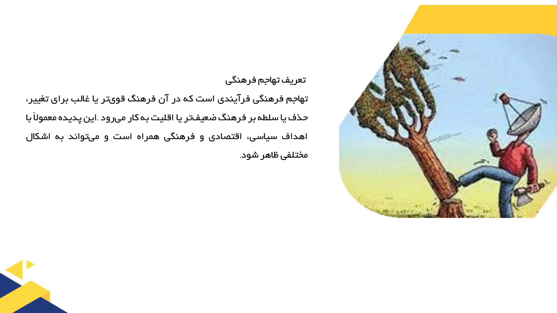 پاورپوینت در مورد انواع تهاجم فرهنگی